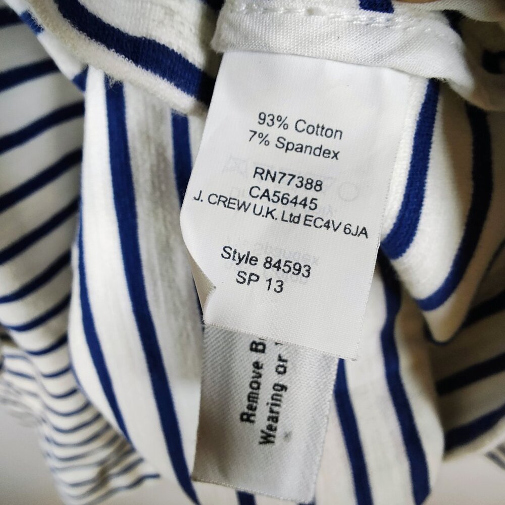 J. Crew‎ Maritime Women's Small Striped Blazer - Picture 8 of 13